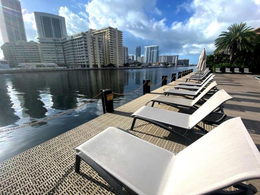 Miami Beach 1B/1B Incredible View Apartment With Kitchen Hallandale Beach Luaran gambar